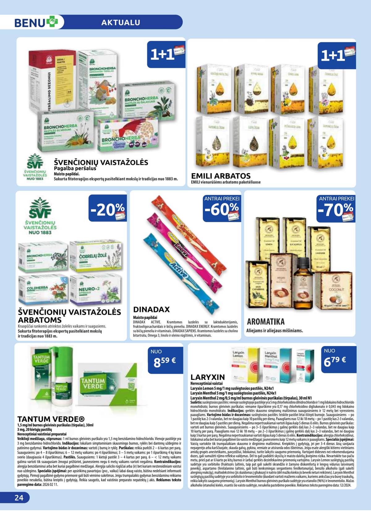 Benu - BENU mėnesio leidinys 24 puslapis