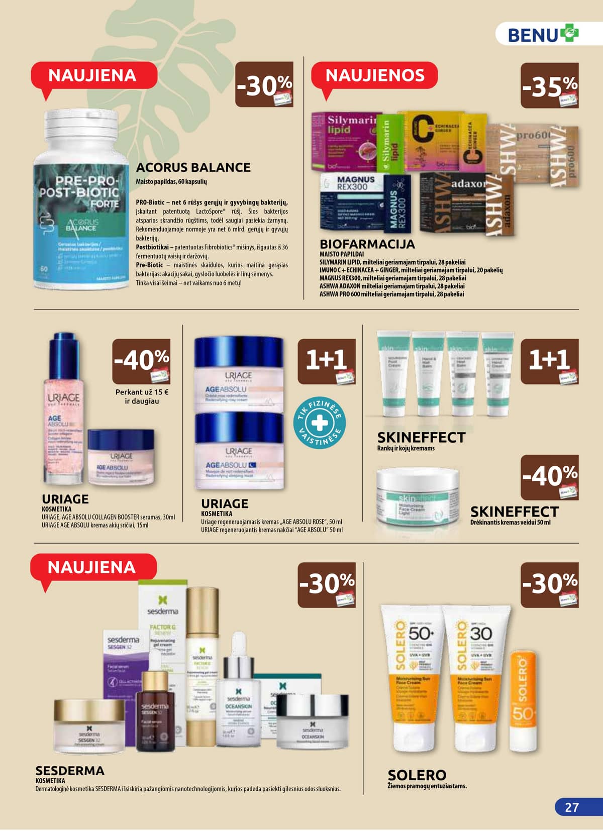 Benu - BENU mėnesio leidinys 27 puslapis