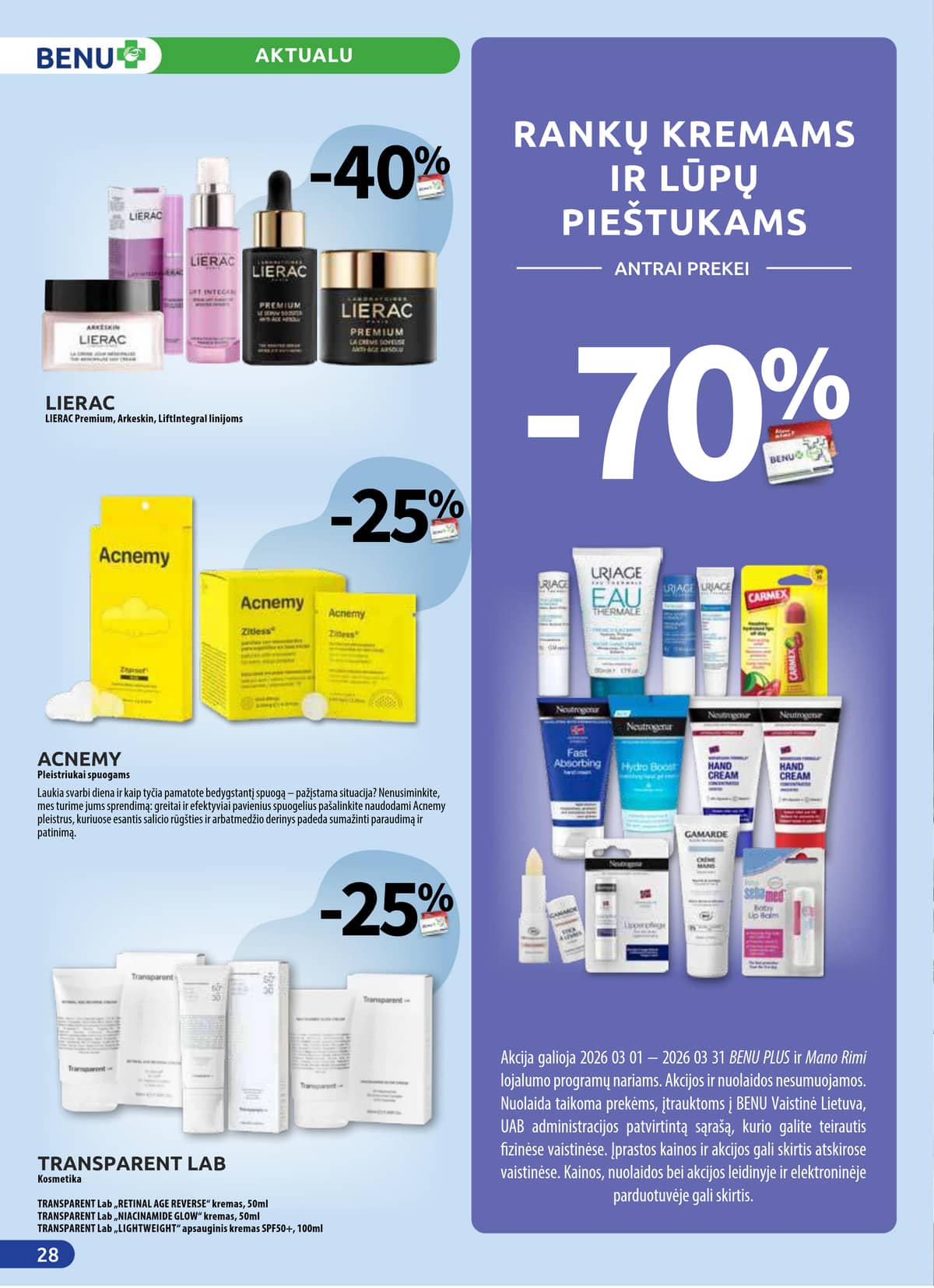 Benu - BENU mėnesio leidinys 28 puslapis