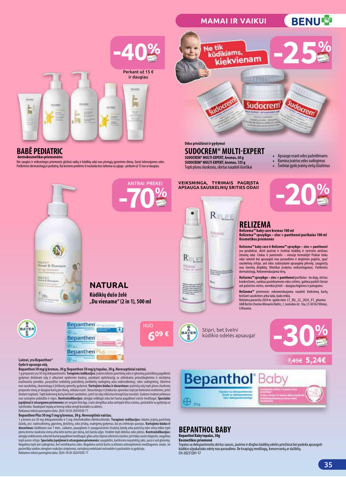 Benu - BENU mėnesio leidinys 35 puslapis