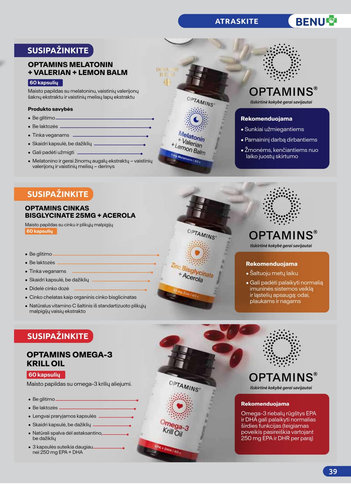 Benu - BENU mėnesio leidinys 39 puslapis