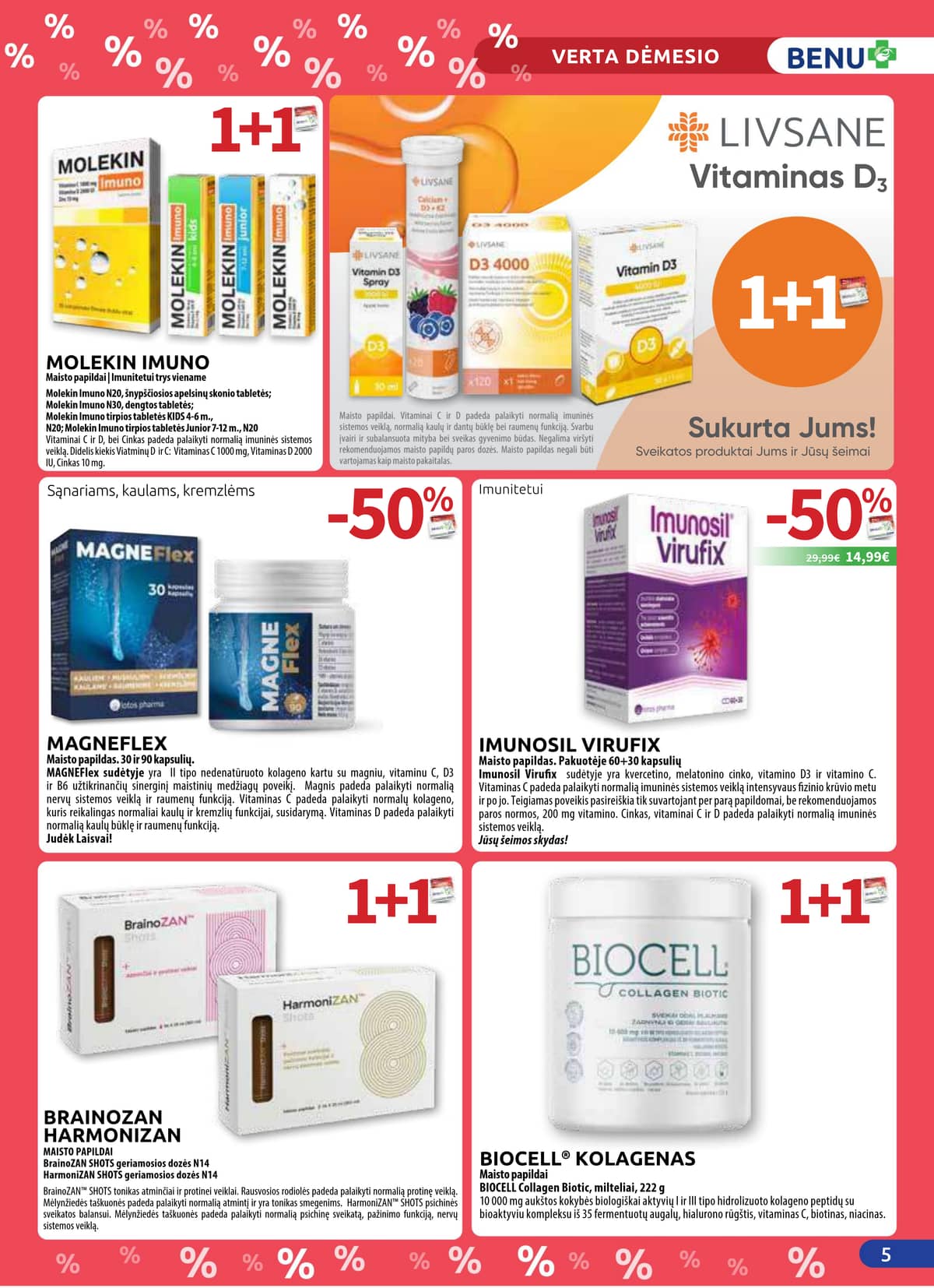 Benu - BENU mėnesio leidinys 5 puslapis