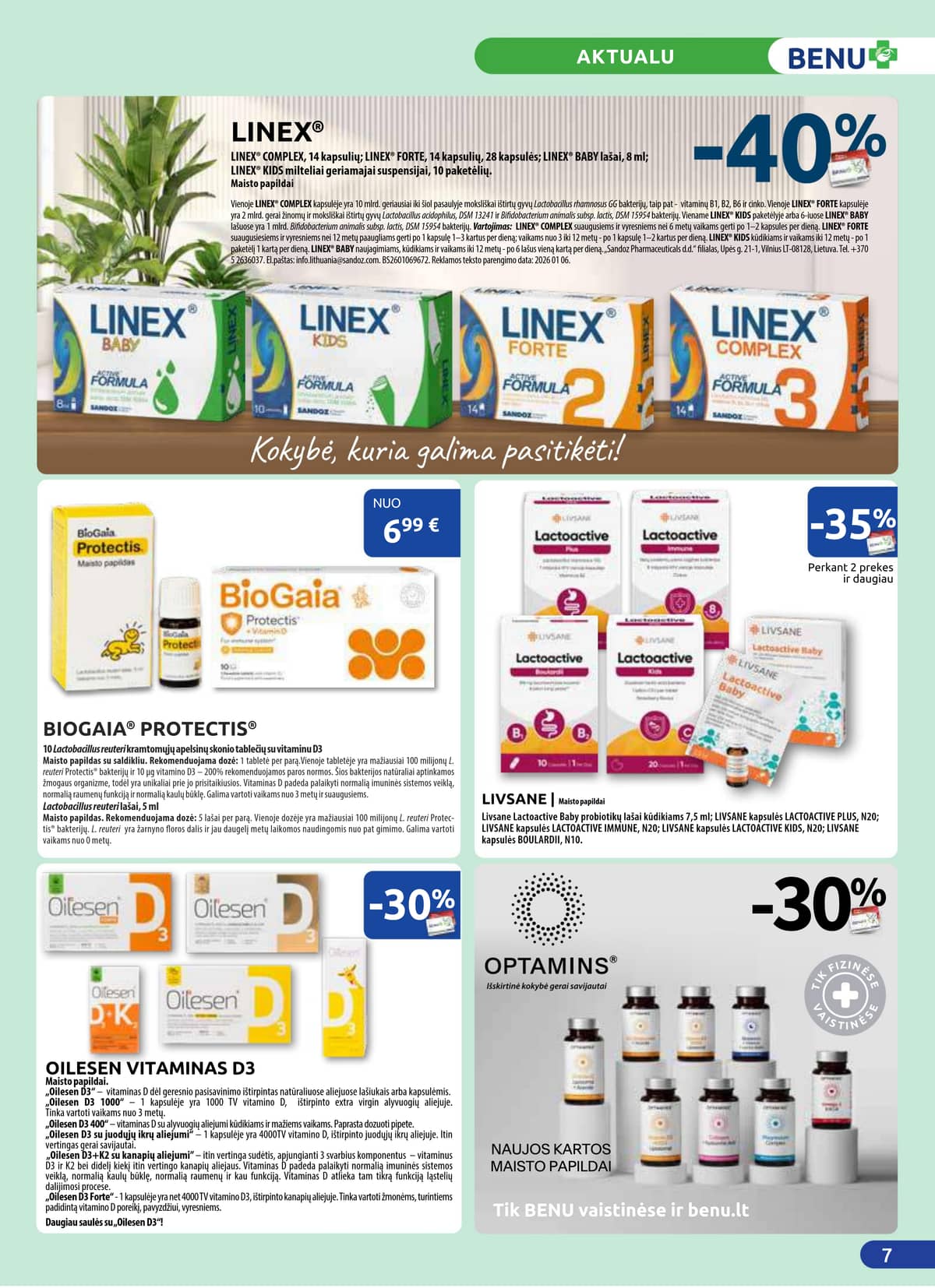 Benu - BENU mėnesio leidinys 7 puslapis