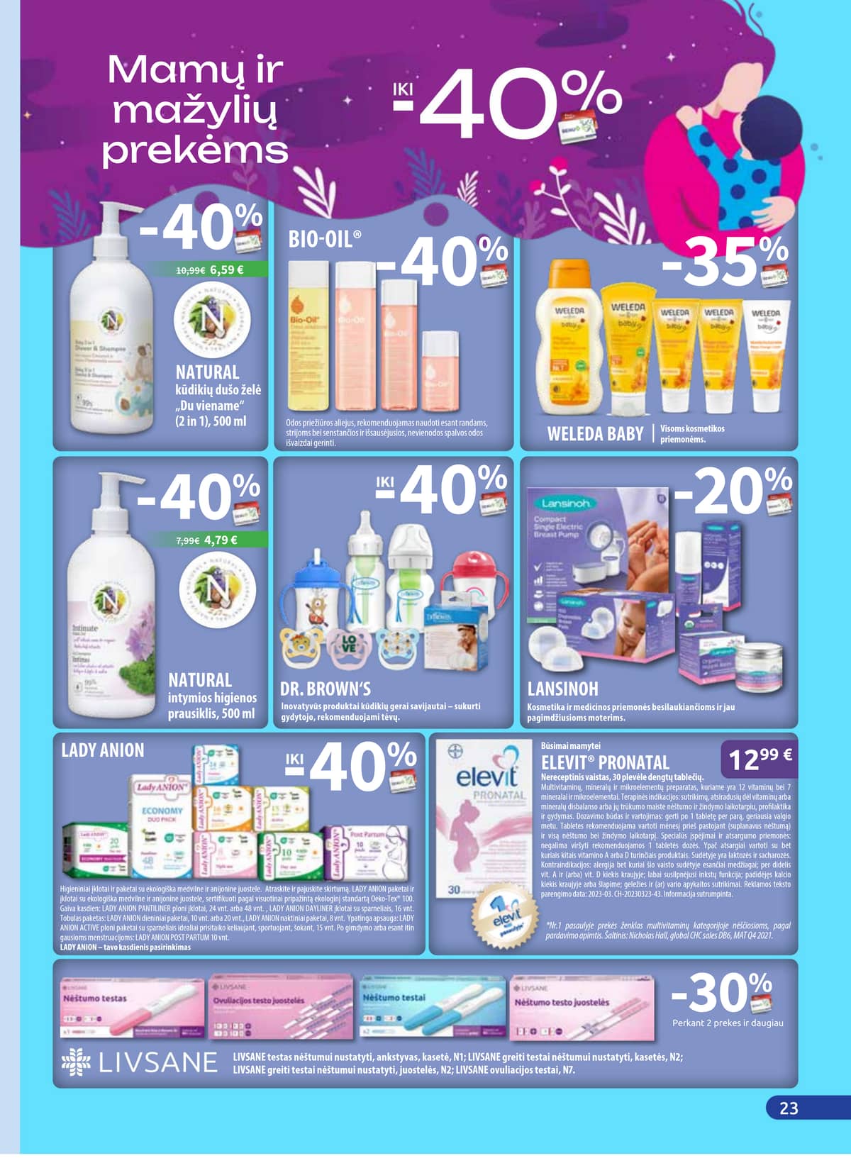 Benu - BENU mėnesio akcijų leidinys | 2026-04-01 - 2026-04-30 23 puslapis