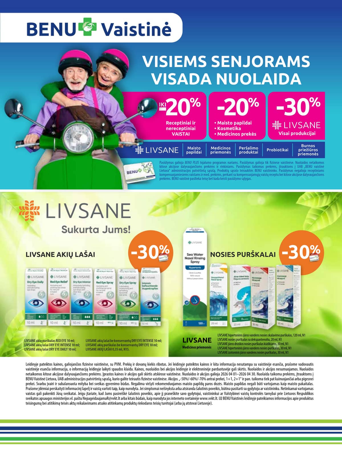 Benu - BENU mėnesio akcijų leidinys | 2026-04-01 - 2026-04-30 36 puslapis