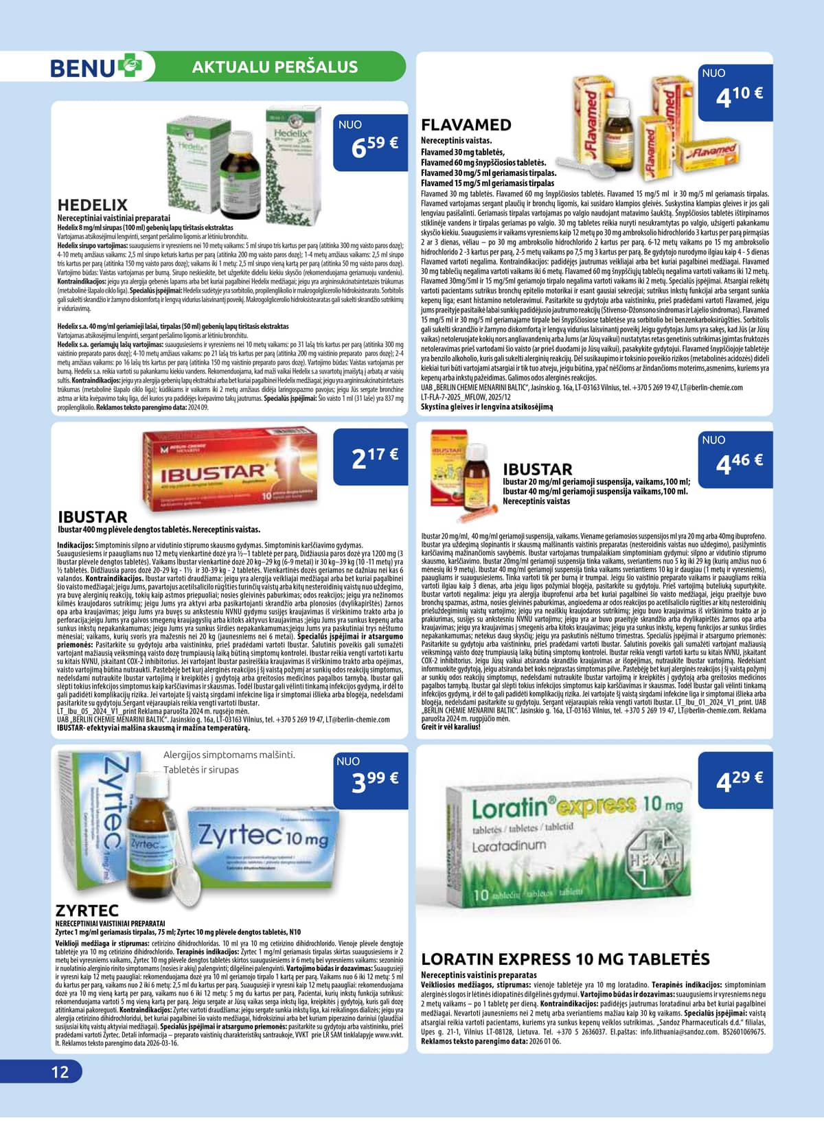 Benu - BENU mėnesio leidinys 12 puslapis