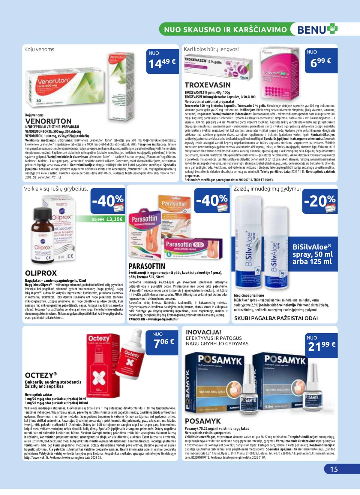 Benu - BENU mėnesio leidinys 15 puslapis