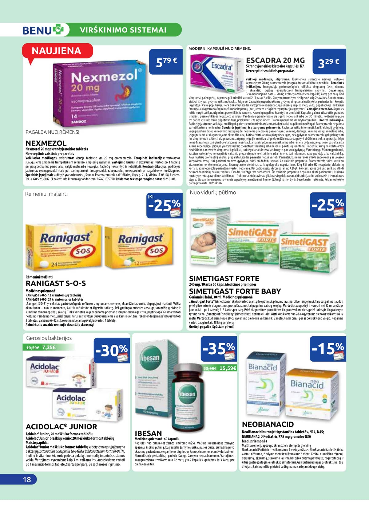 Benu - BENU mėnesio leidinys 18 puslapis