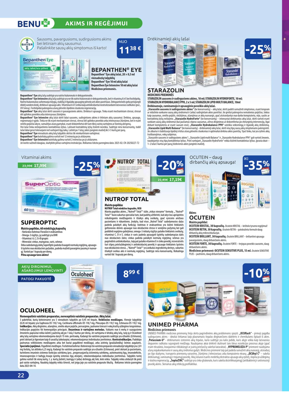 Benu - BENU mėnesio leidinys 22 puslapis