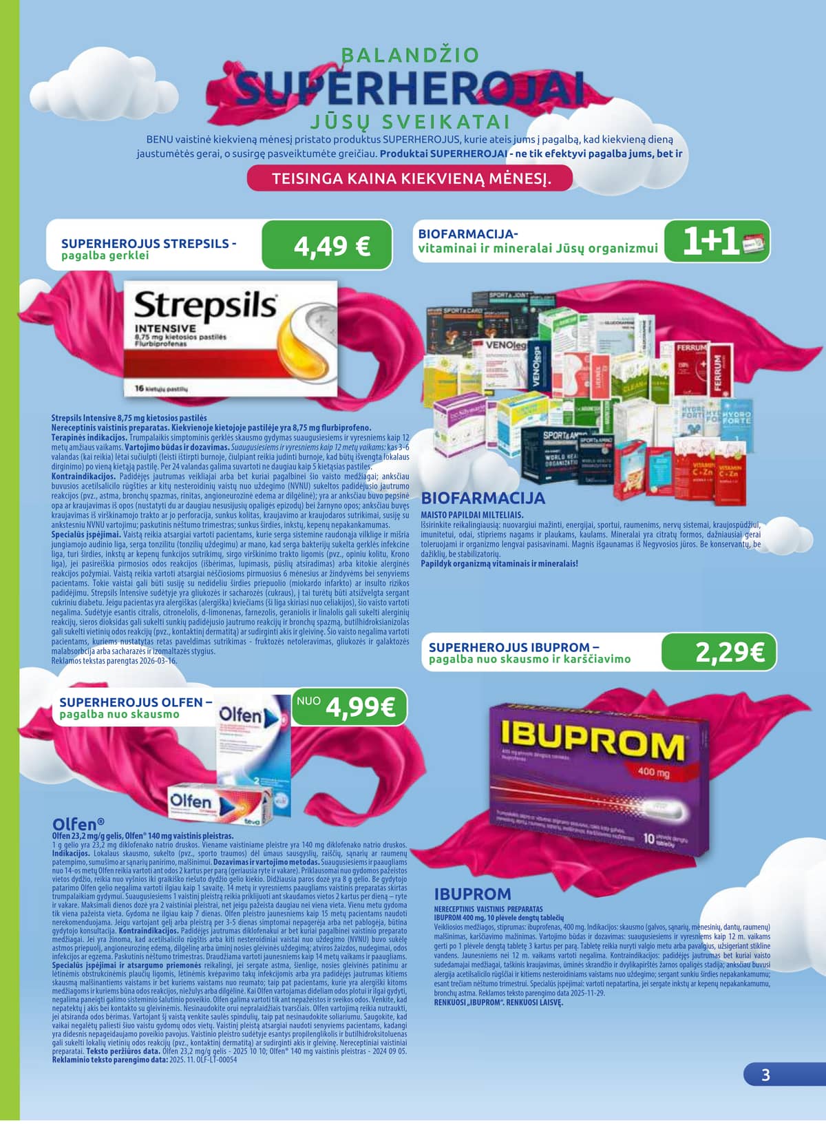 Benu - BENU mėnesio leidinys 3 puslapis