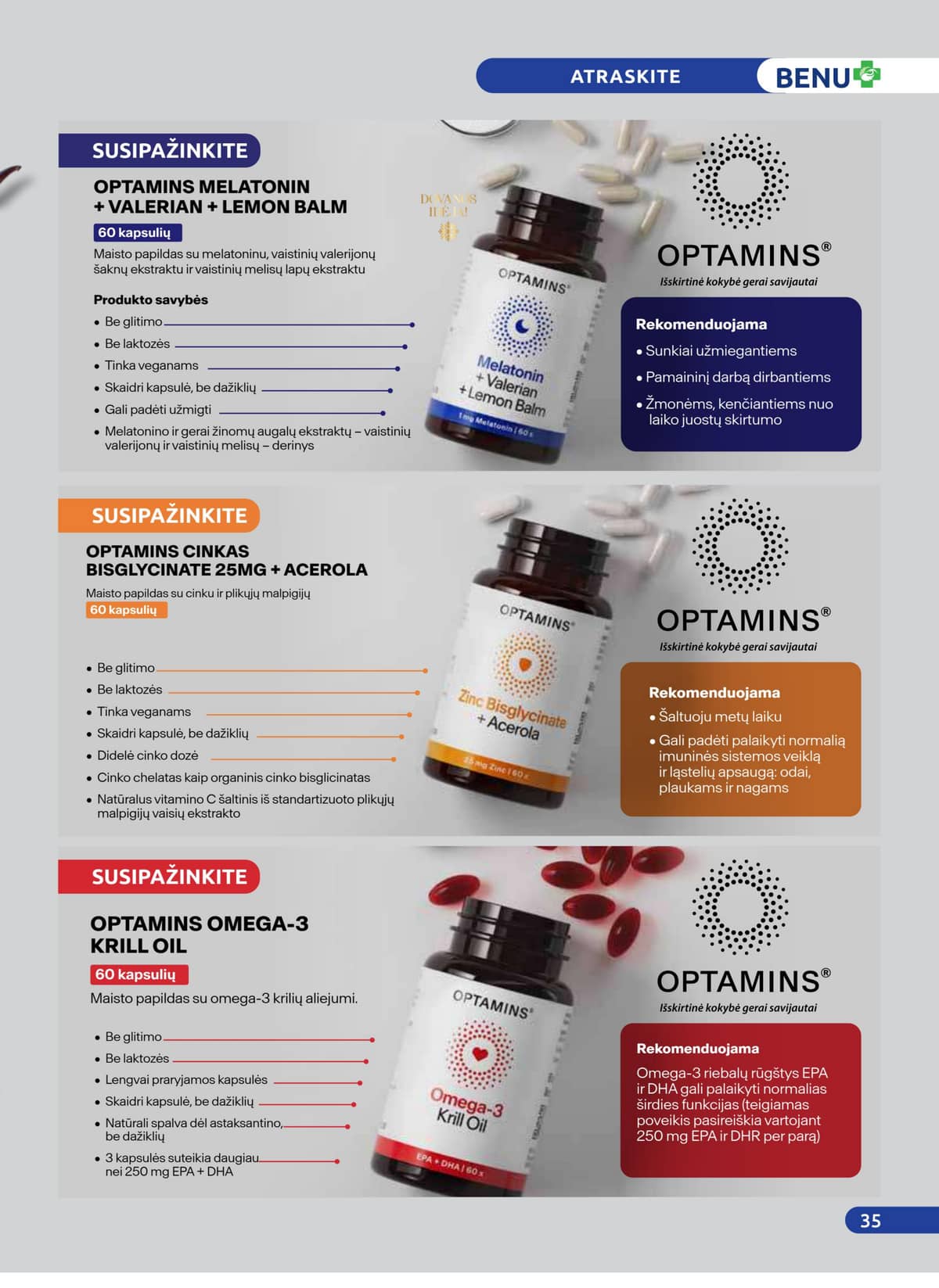 Benu - BENU mėnesio leidinys 35 puslapis