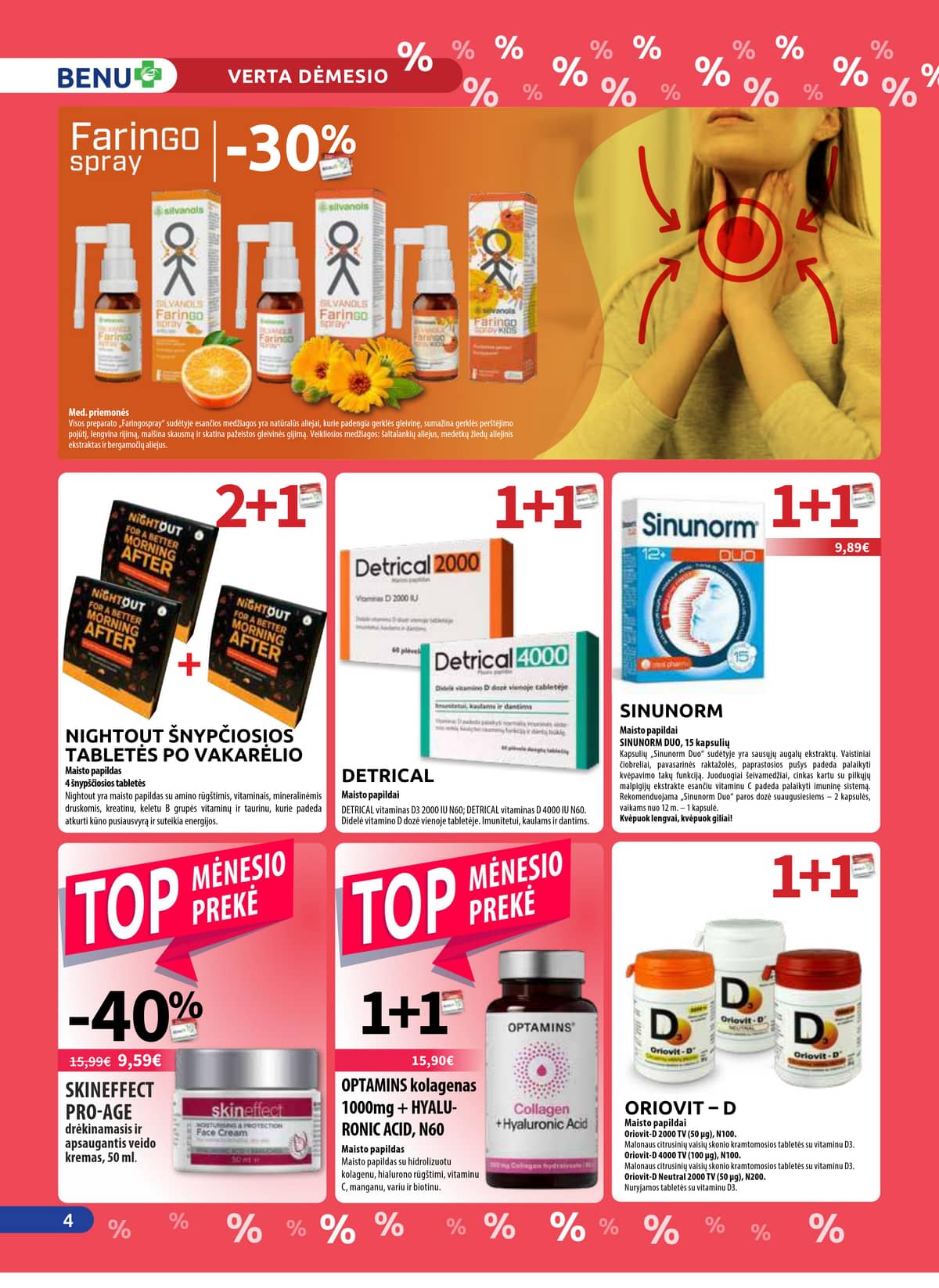 Benu - BENU mėnesio leidinys 4 puslapis