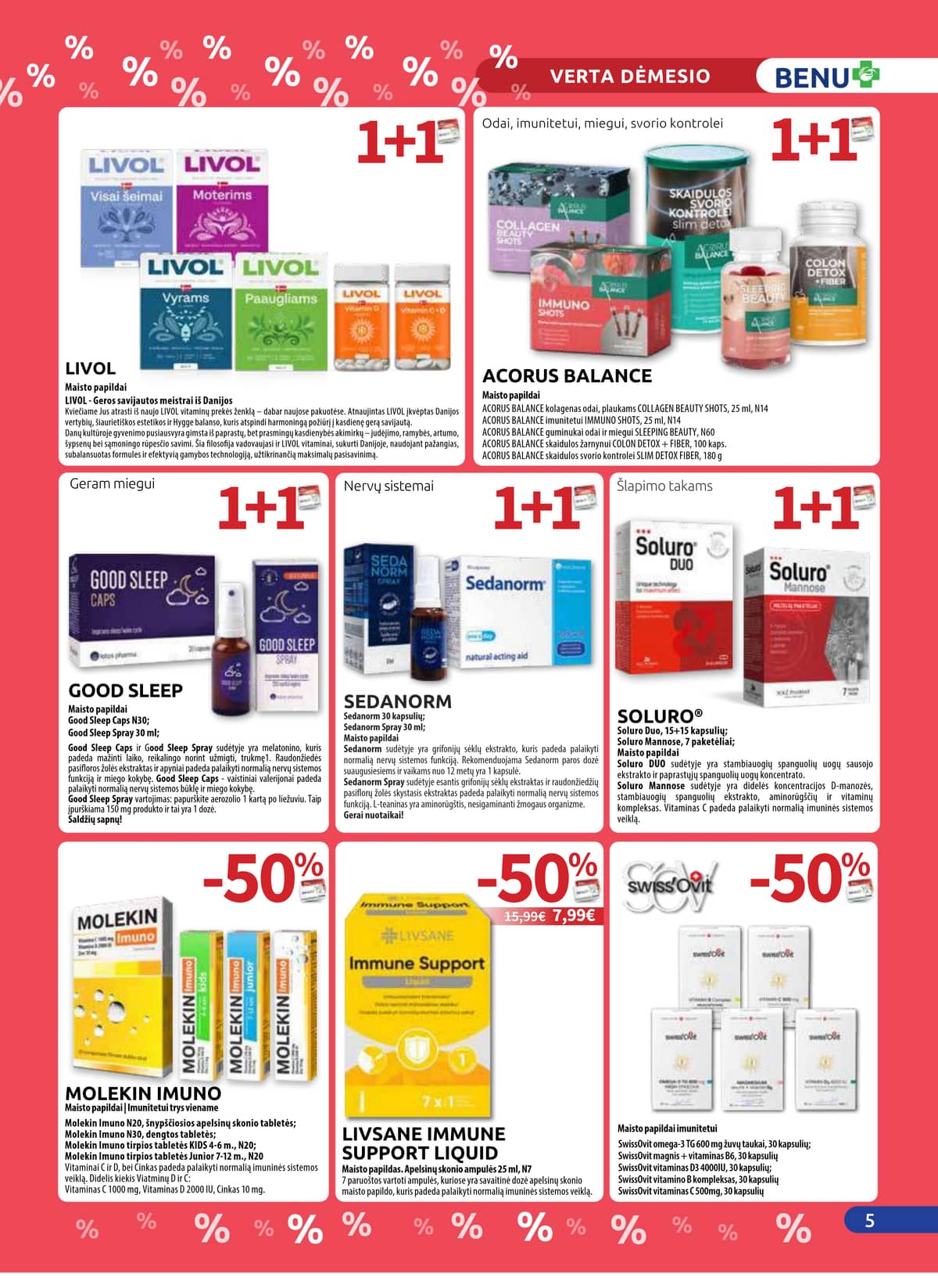 Benu - BENU mėnesio leidinys 5 puslapis