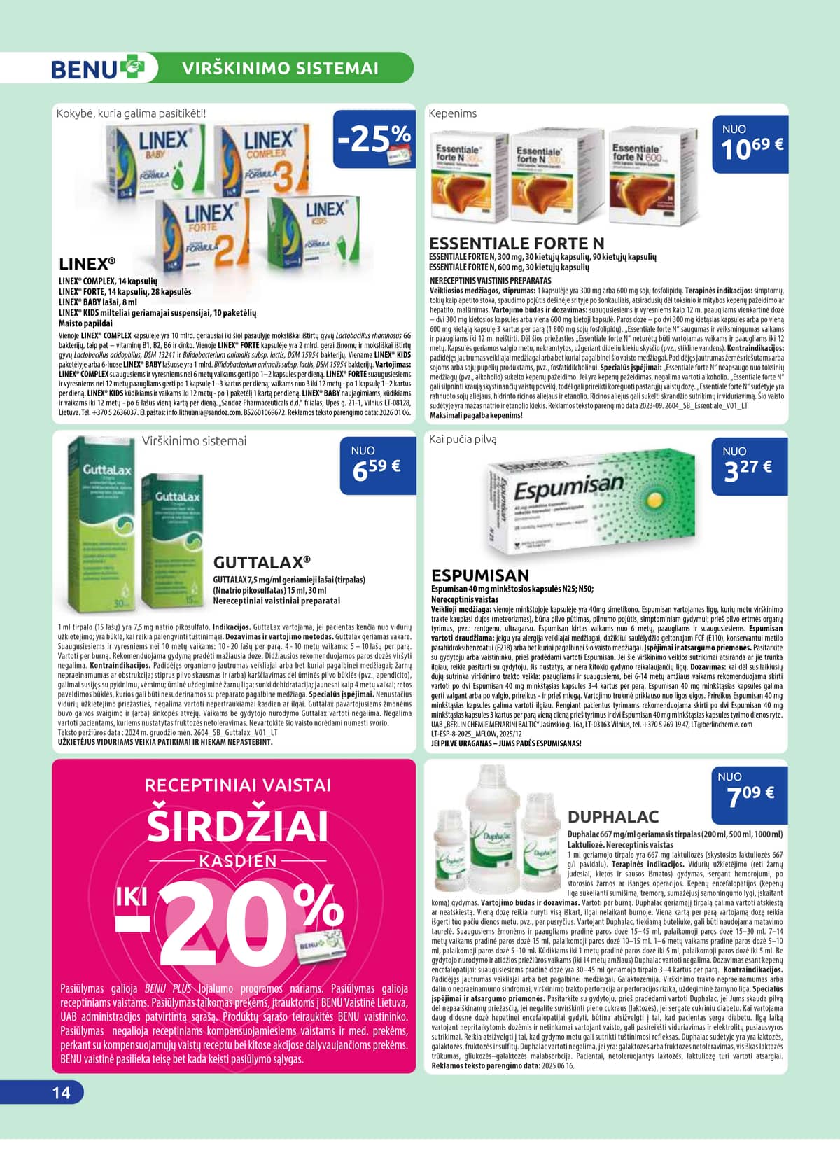Benu - BENU mėnesio leidinys 14 puslapis