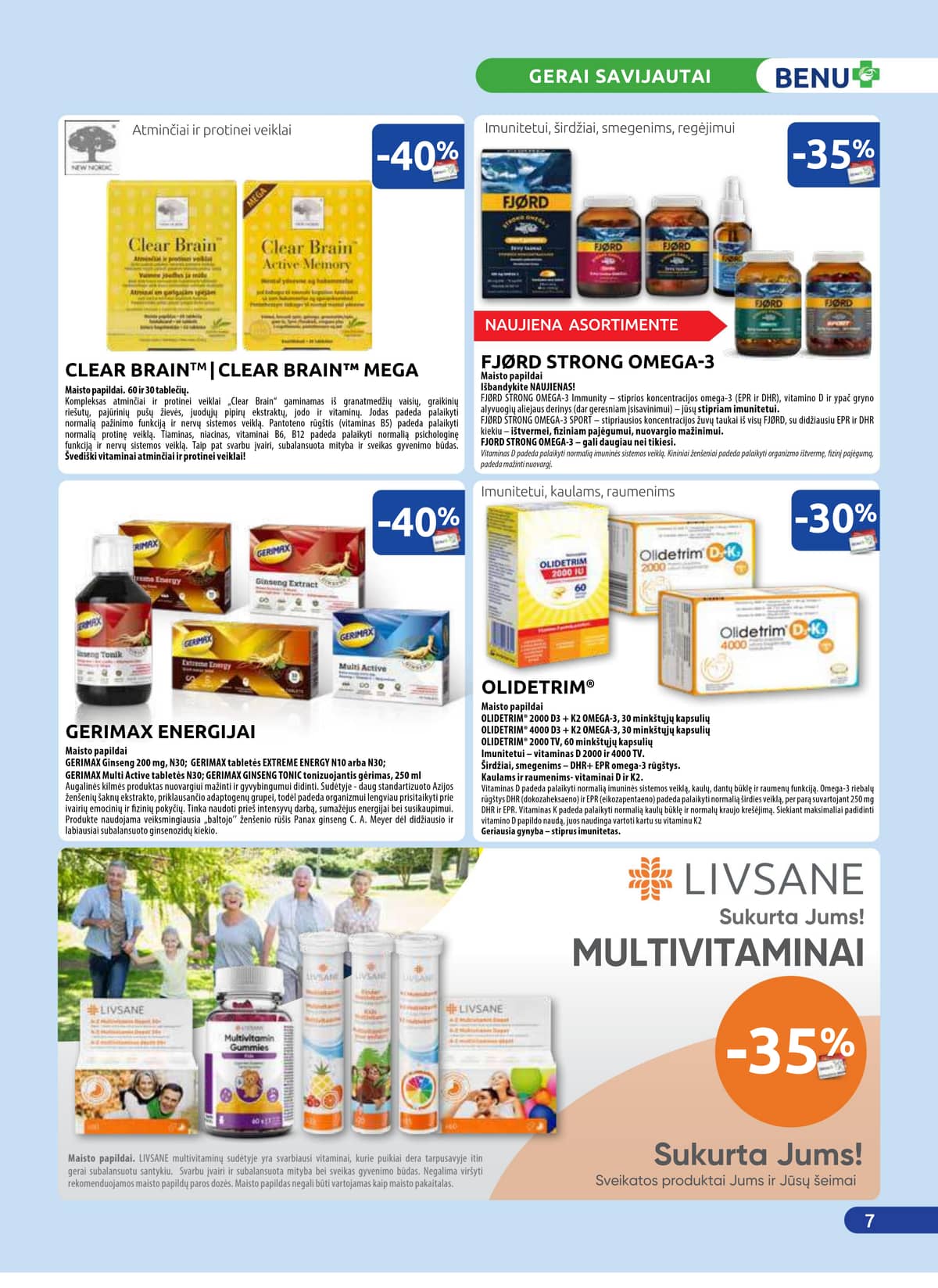 Benu - BENU mėnesio leidinys 7 puslapis