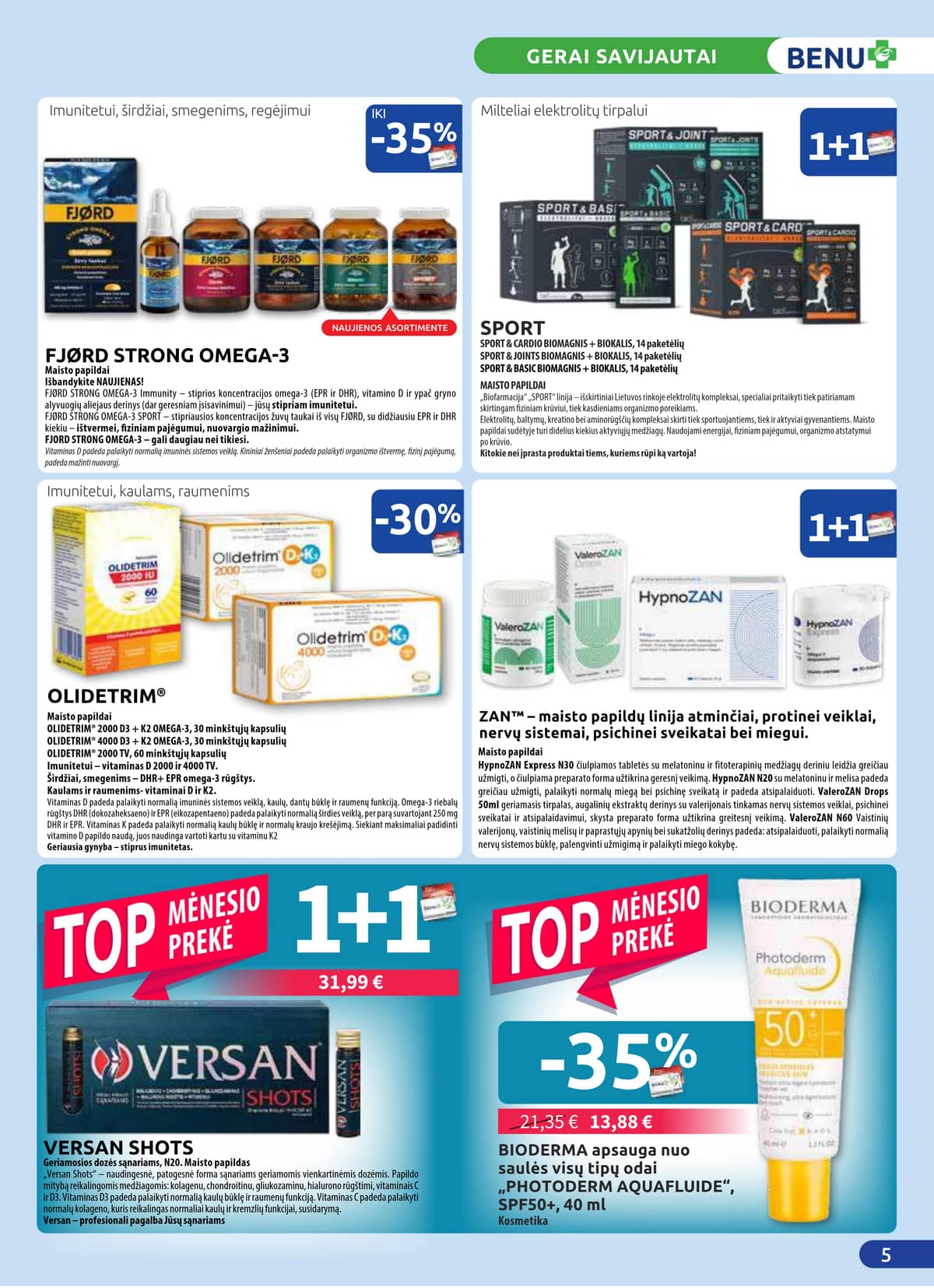 Benu - BENU mėnesio leidinys 5 puslapis