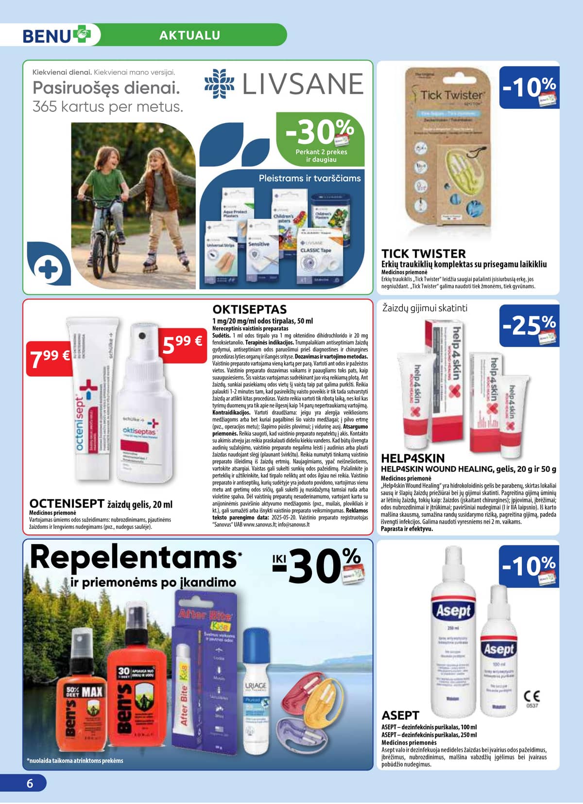 Benu - BENU mėnesio leidinys 6 puslapis