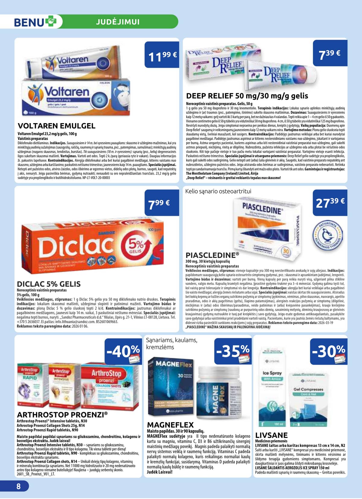 Benu - BENU mėnesio leidinys 8 puslapis