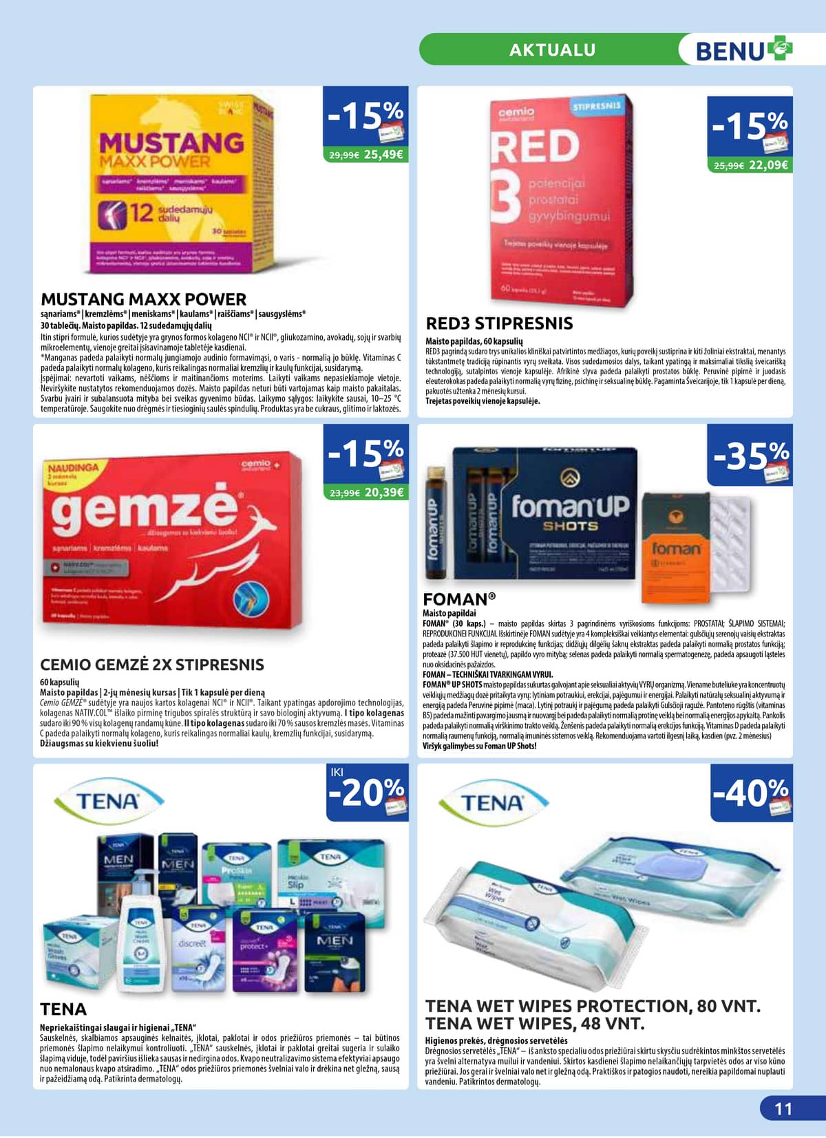 Benu - BENU mėnesio leidinys 11 puslapis