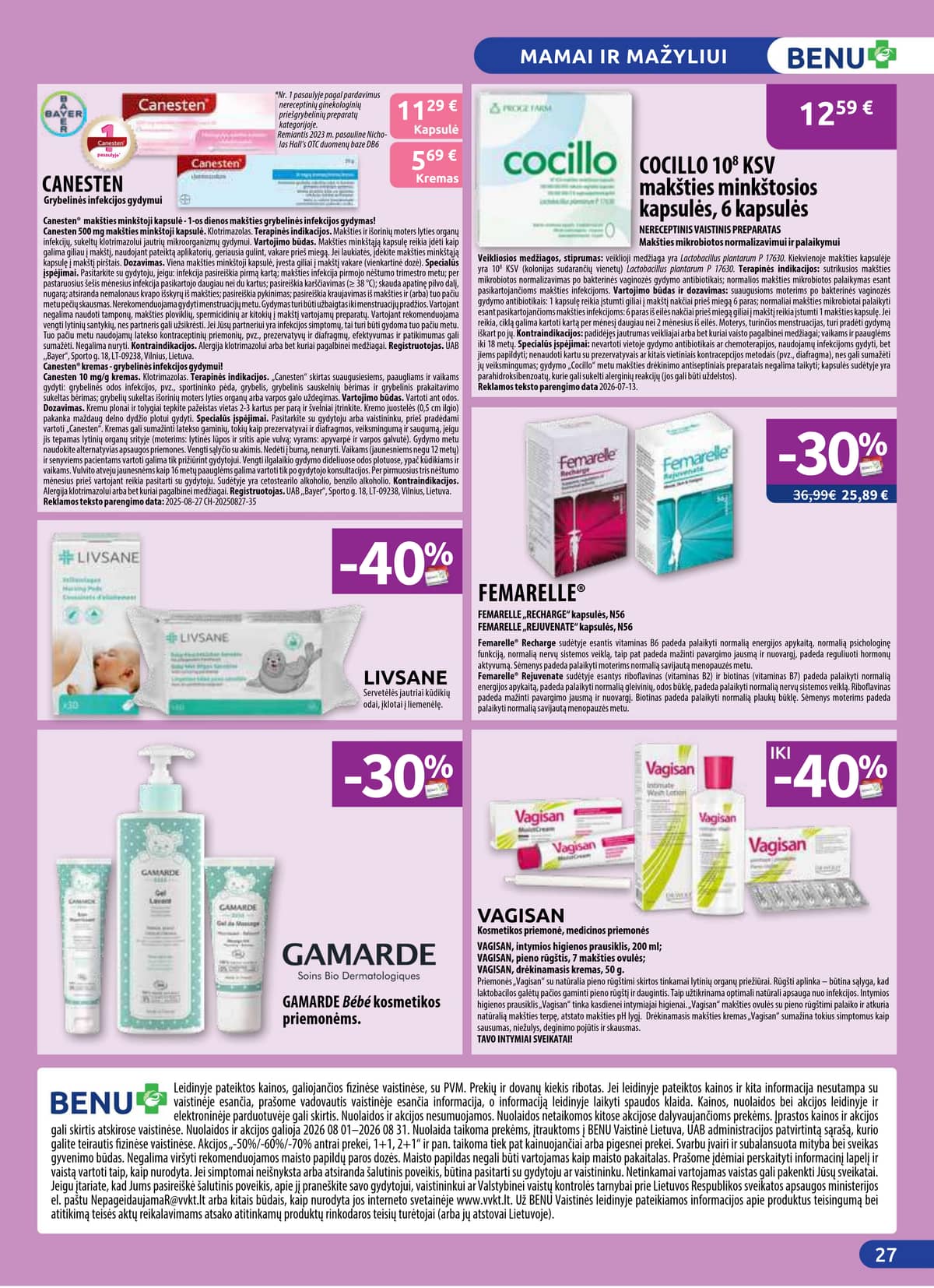 Benu - BENU mėnesio leidinys 27 puslapis