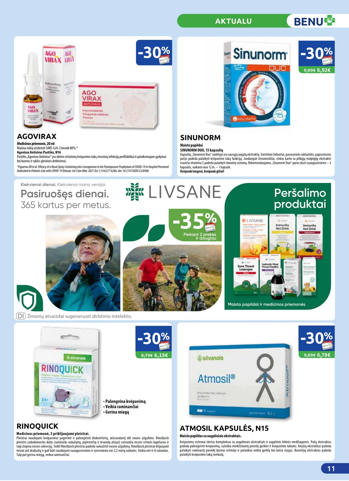 Benu - BENU mėnesio leidinys 11 puslapis