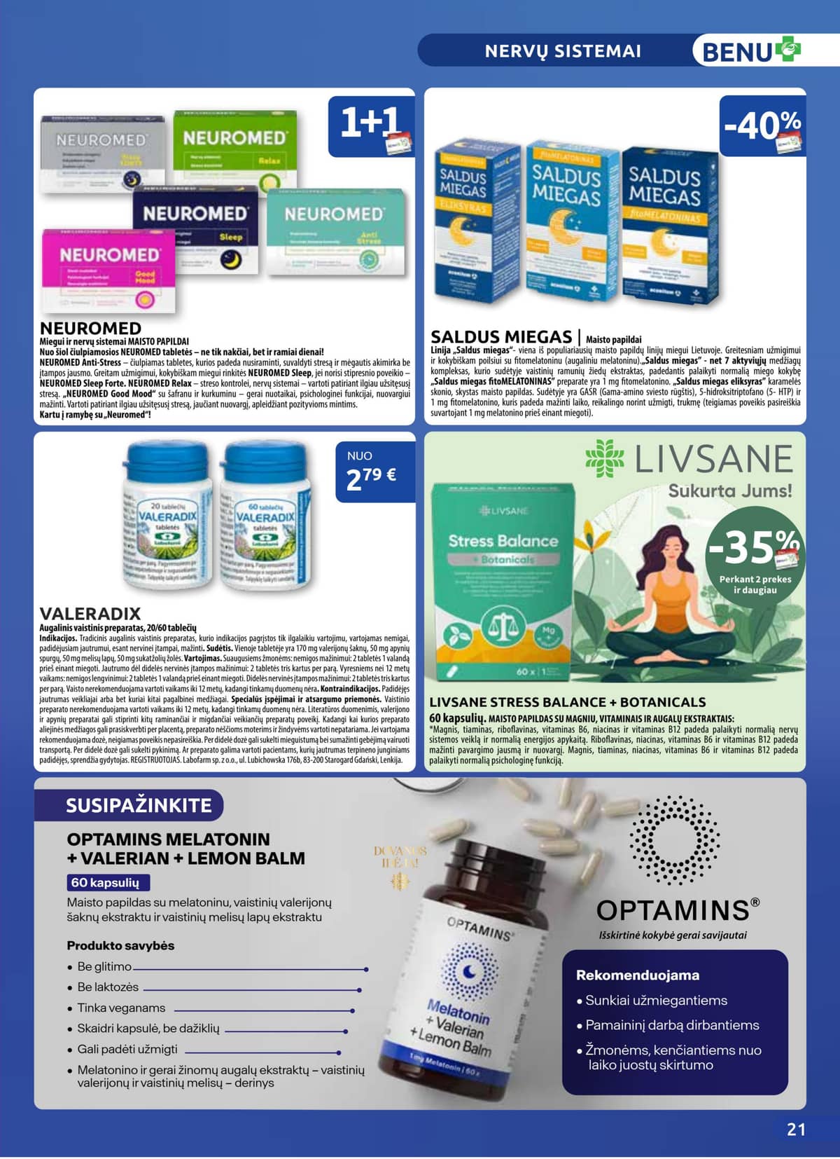 Benu - BENU mėnesio leidinys 21 puslapis