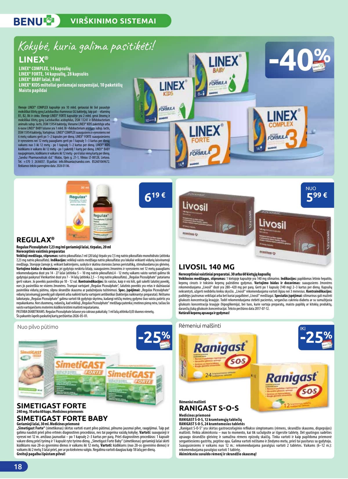Benu - BENU mėnesio leidinys 18 puslapis