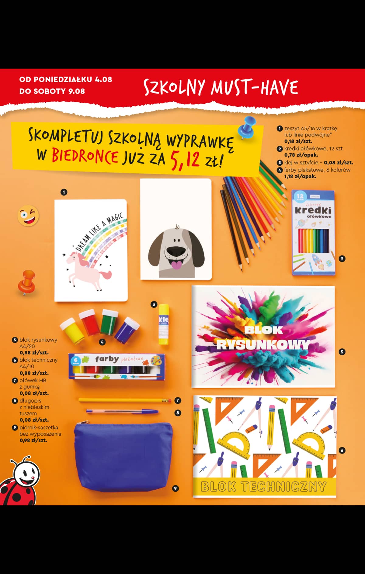 Biedronka - Szkoła od 28.07 2 puslapis