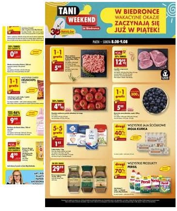 Biedronka - Tani weekend 8-9.08 2025-08-08 – 2025-08-09