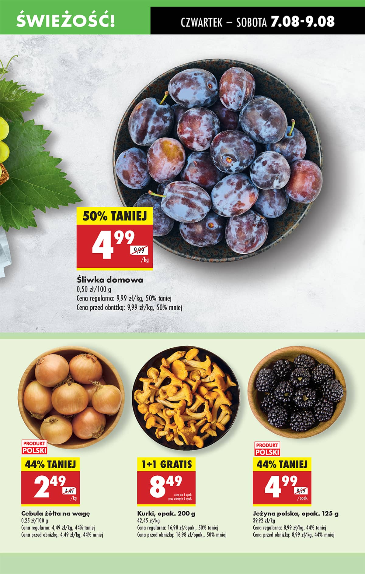 Biedronka - Biedronki niskie ceny P oferta od 07.08 19 puslapis