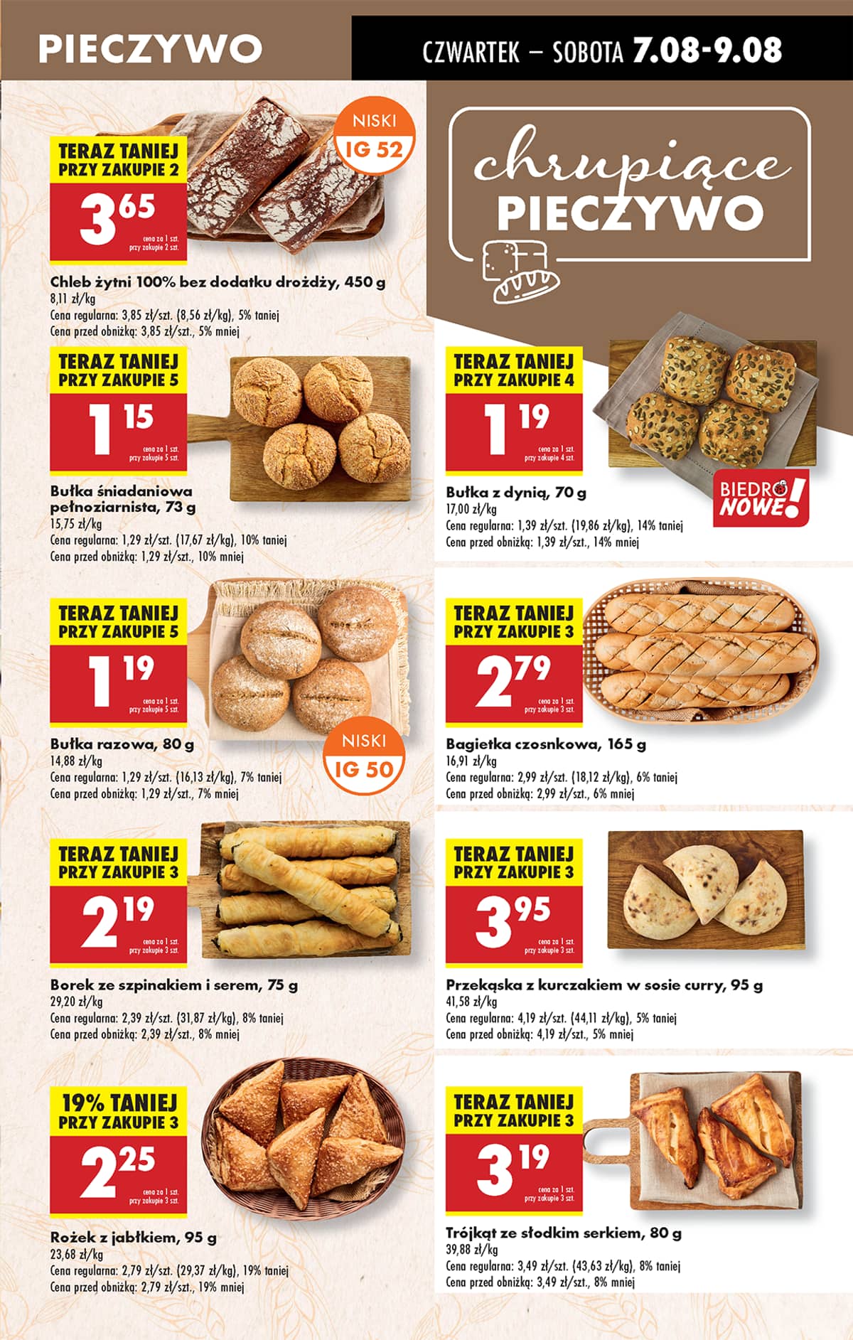 Biedronka - Biedronki niskie ceny P oferta od 07.08 29 puslapis