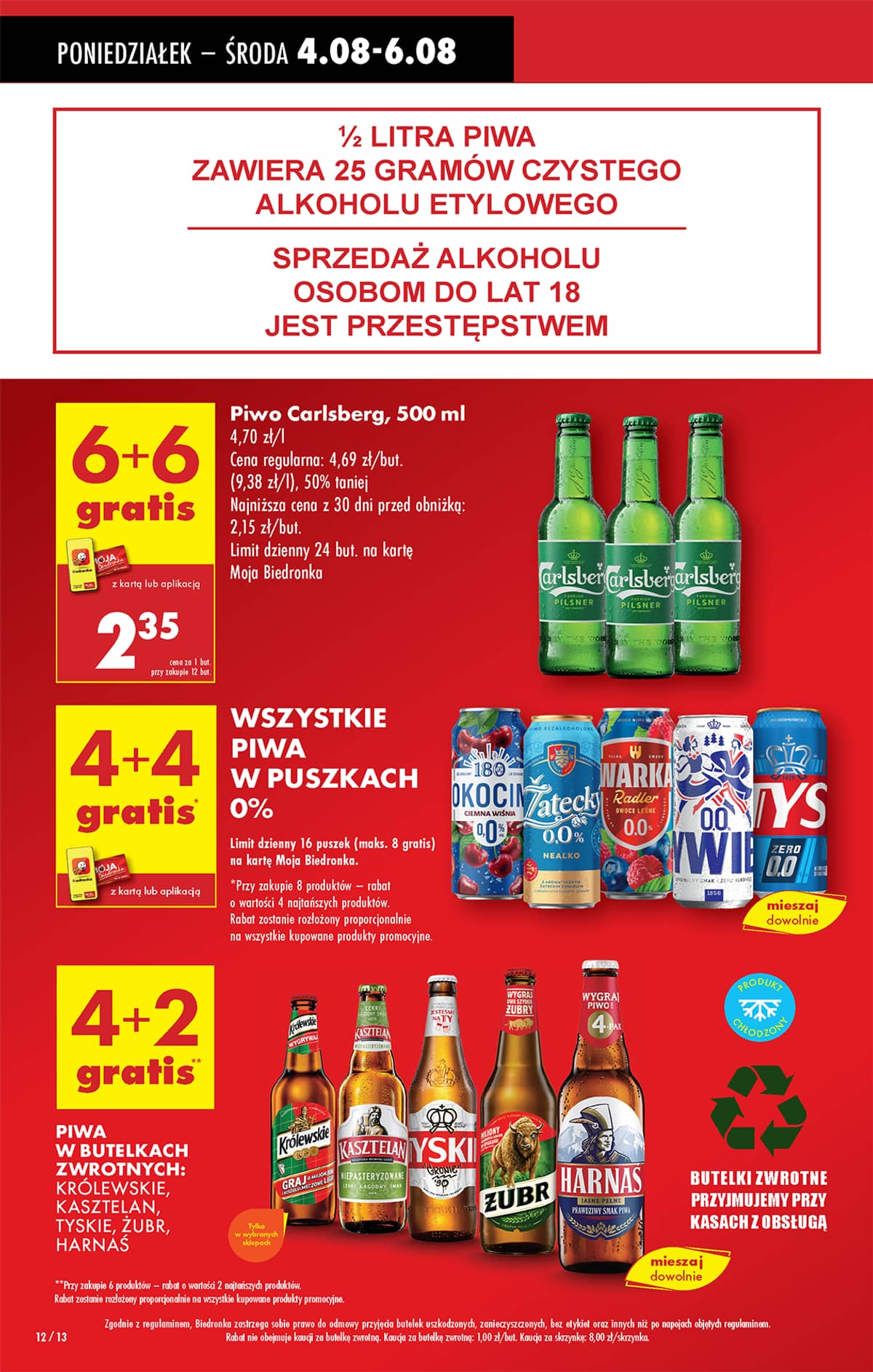 Biedronka - Biedronki niskie ceny P oferta od 04.08 12 puslapis