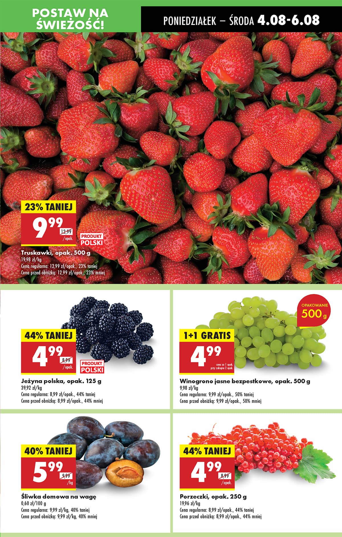 Biedronka - Biedronki niskie ceny P oferta od 04.08 27 puslapis