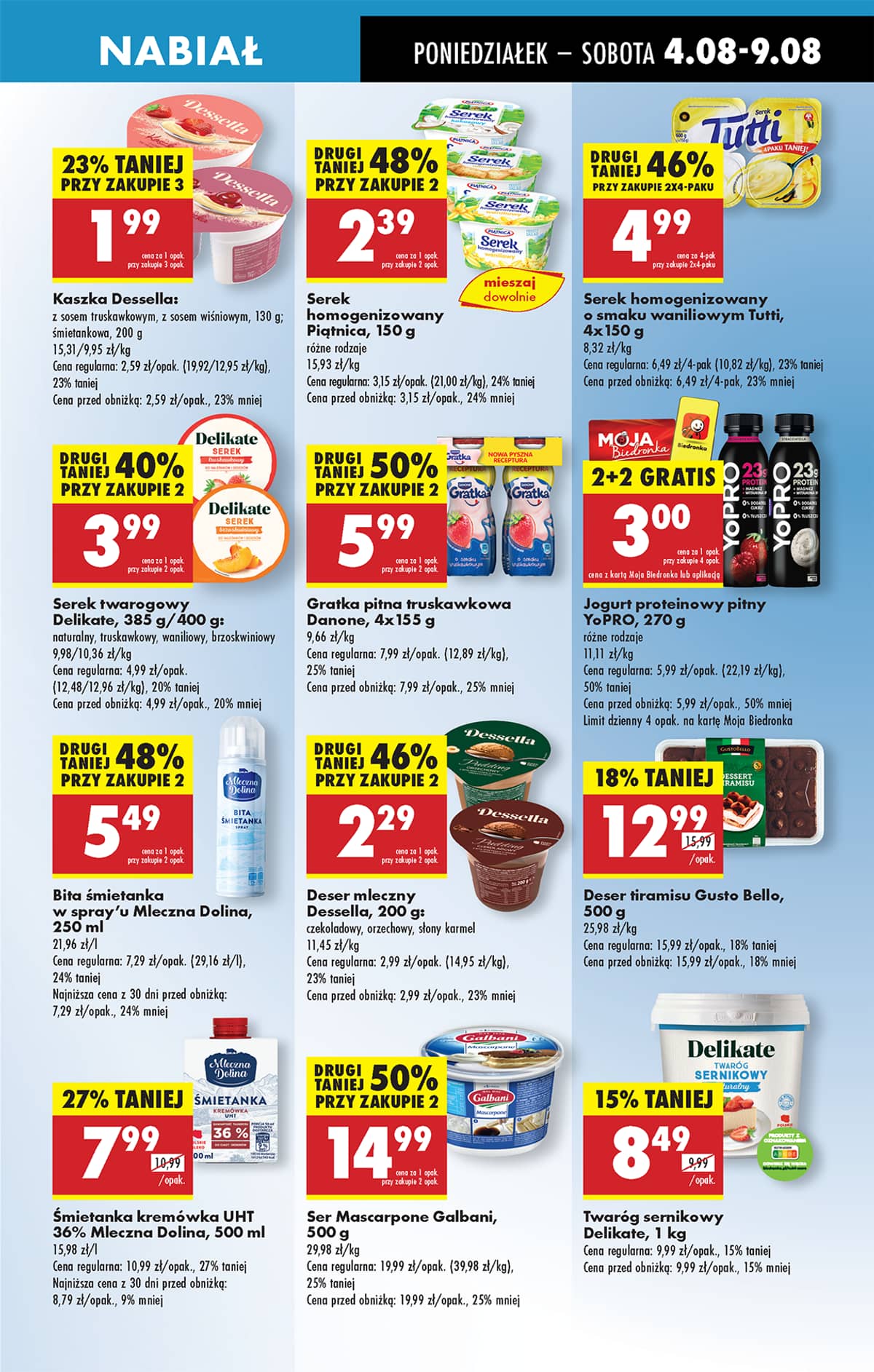 Biedronka - Biedronki niskie ceny P oferta od 04.08 43 puslapis
