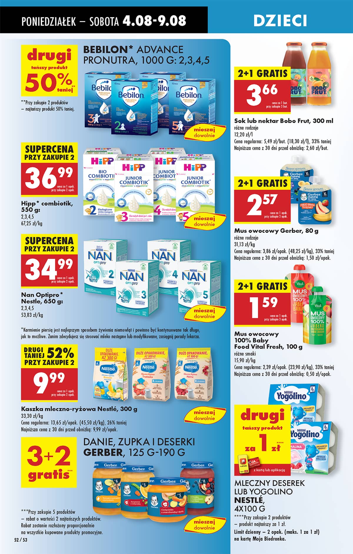 Biedronka - Biedronki niskie ceny P oferta od 04.08 72 puslapis
