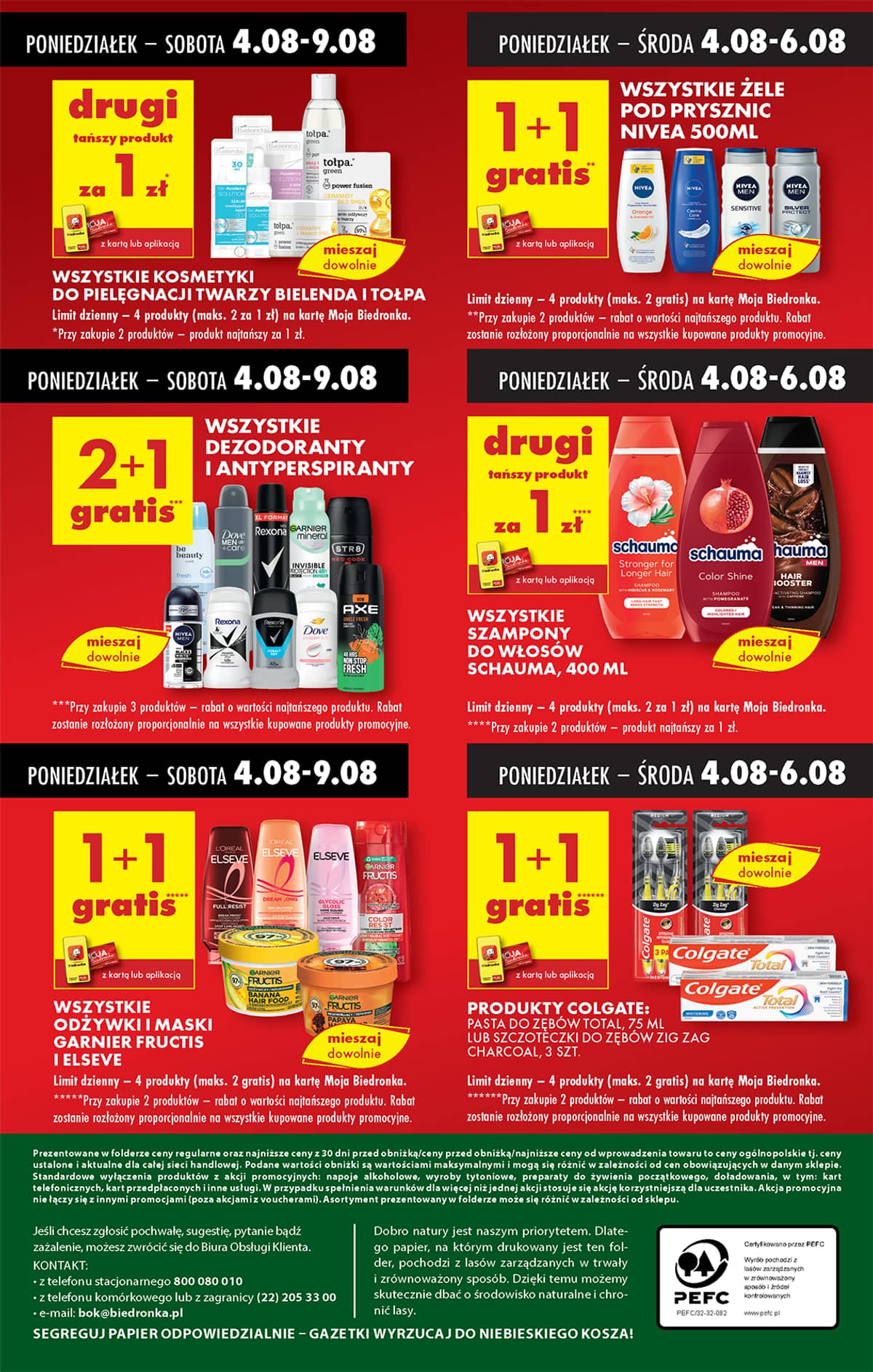 Biedronka - Biedronki niskie ceny P oferta od 04.08 82 puslapis