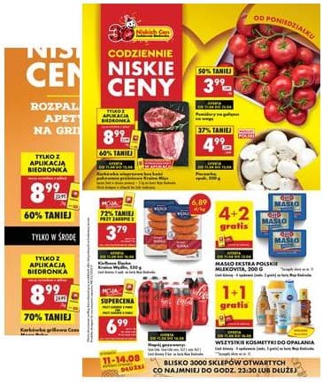 Biedronka - Biedronki niskie ceny P oferta od 11.08 2025-08-11 – 2025-08-16