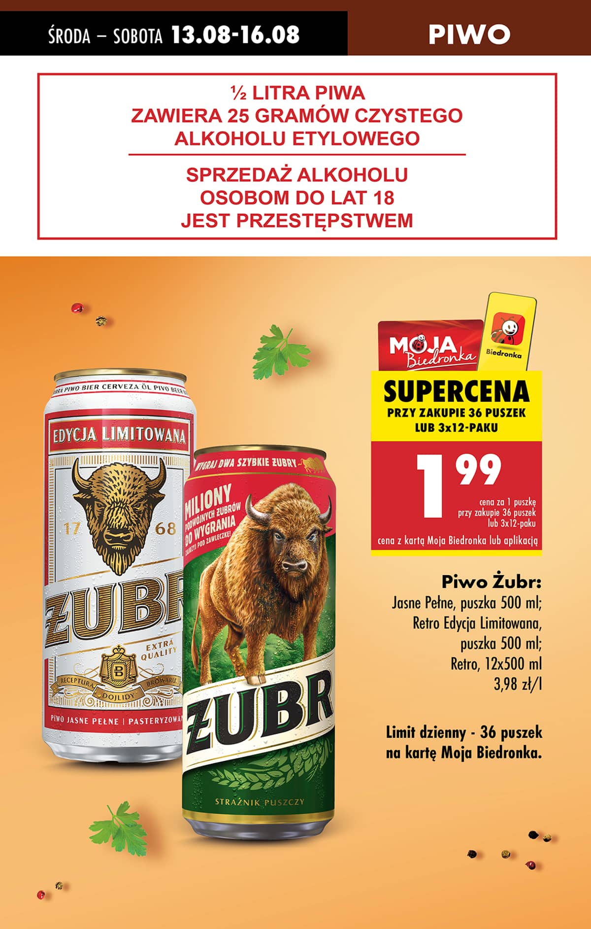 Biedronka - Biedronki niskie ceny P oferta od 11.08 13 puslapis
