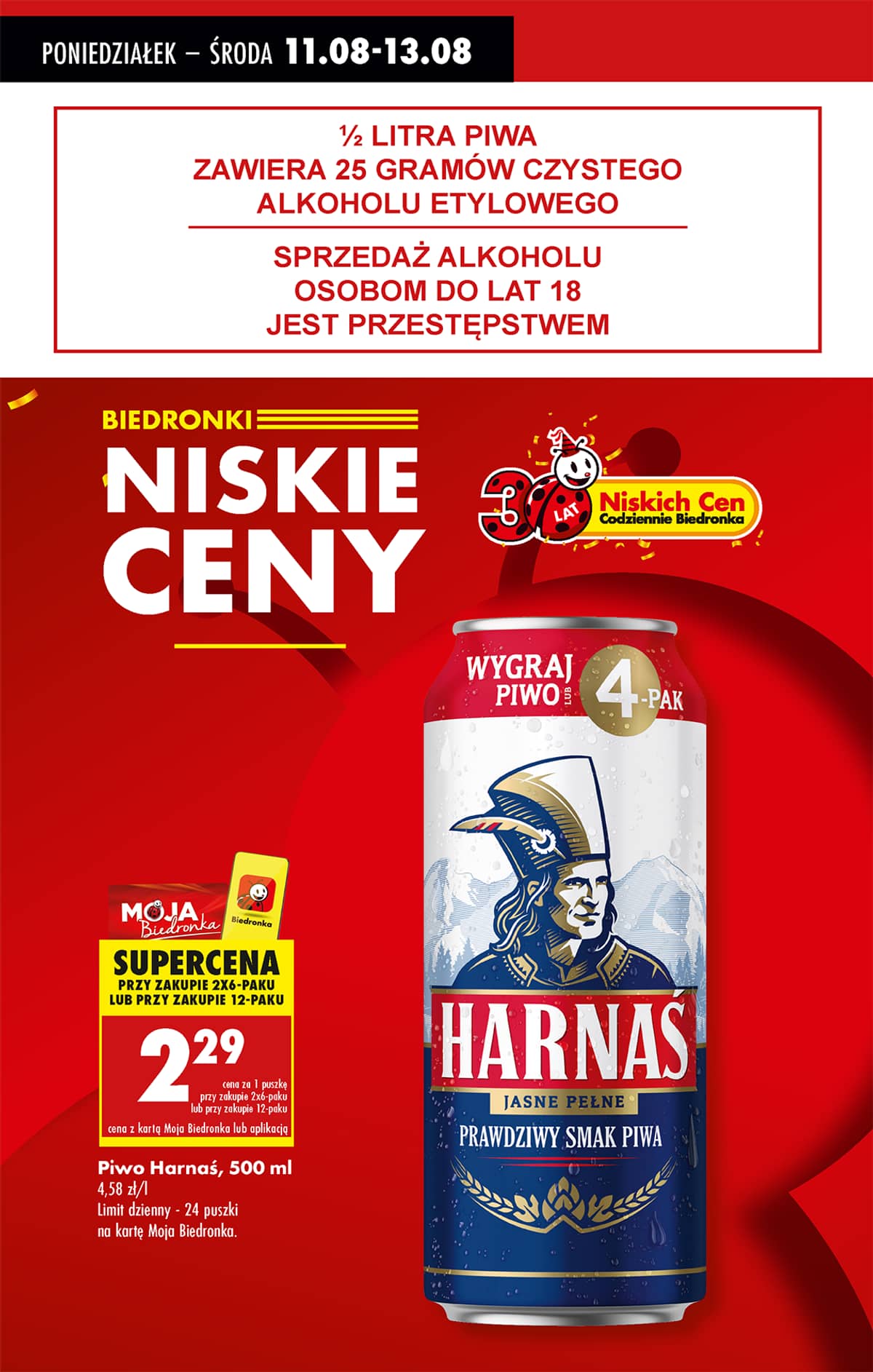 Biedronka - Biedronki niskie ceny P oferta od 11.08 22 puslapis