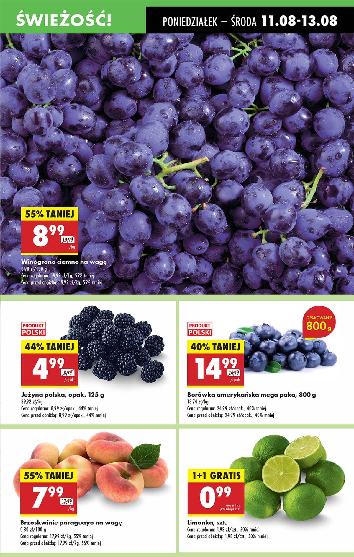 Biedronka - Biedronki niskie ceny P oferta od 11.08 29 puslapis