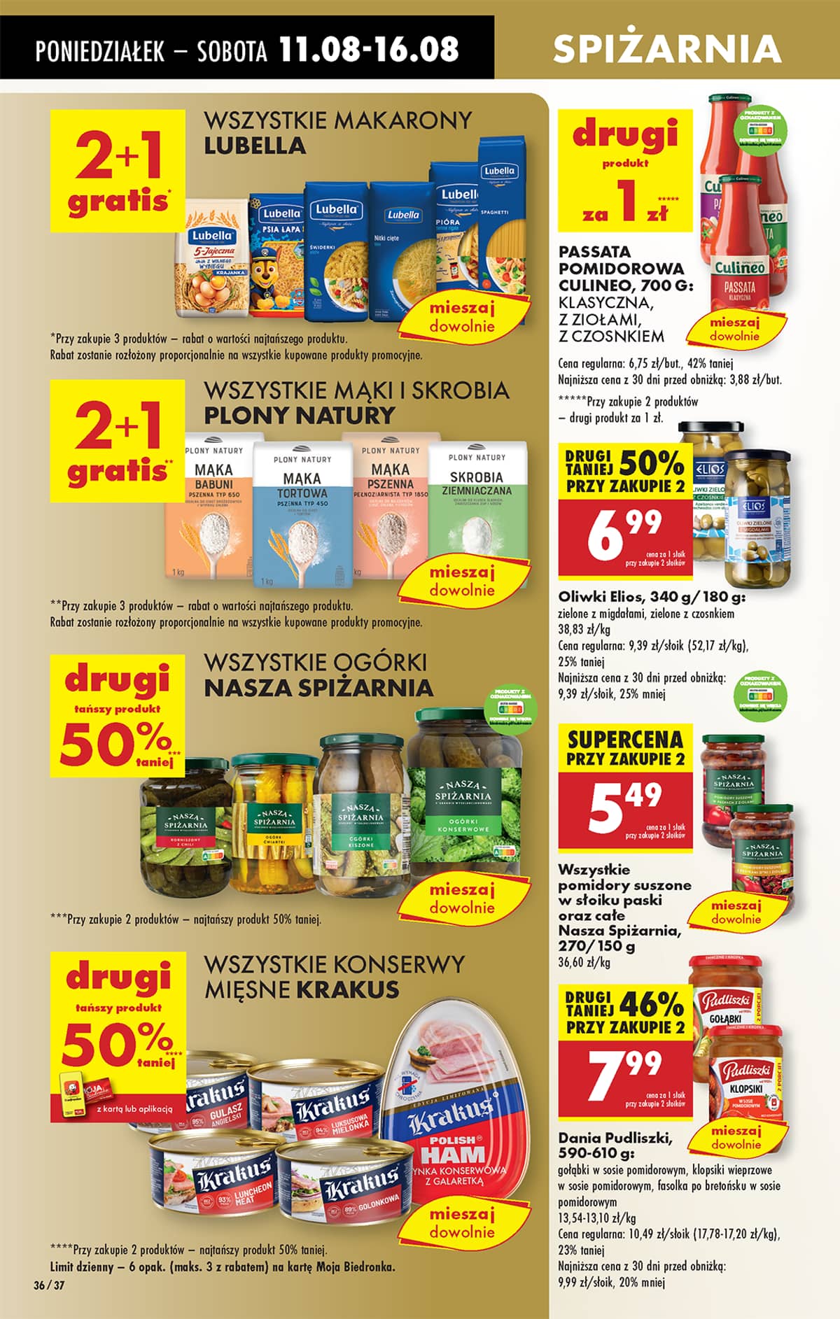 Biedronka - Biedronki niskie ceny P oferta od 11.08 50 puslapis