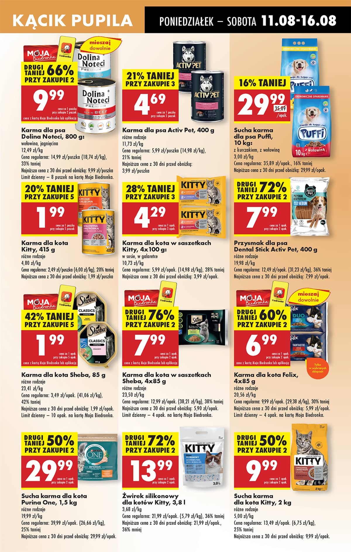 Biedronka - Biedronki niskie ceny P oferta od 11.08 69 puslapis