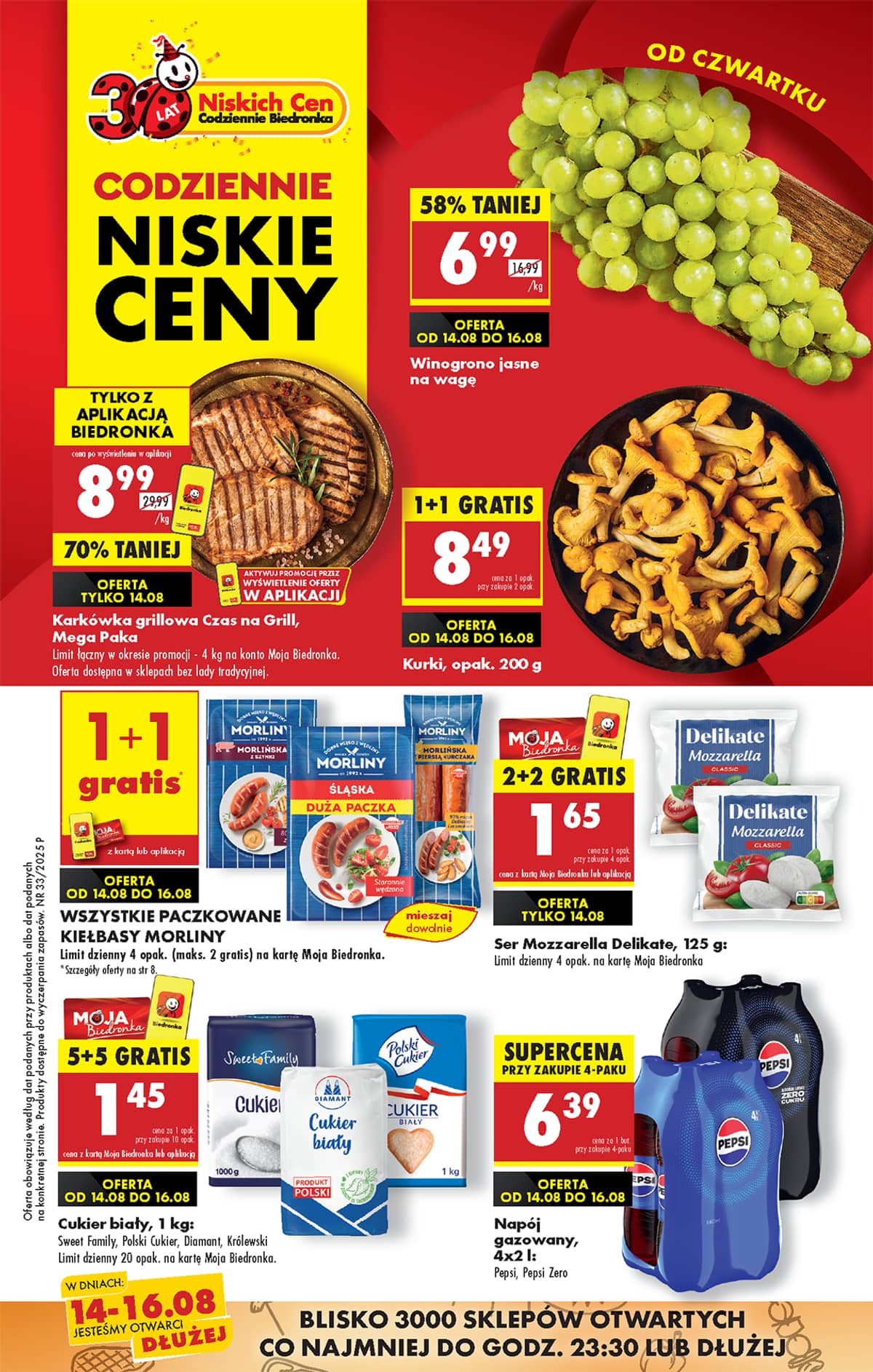 Biedronka - Biedronki niskie ceny P oferta od 14.08 1 puslapis