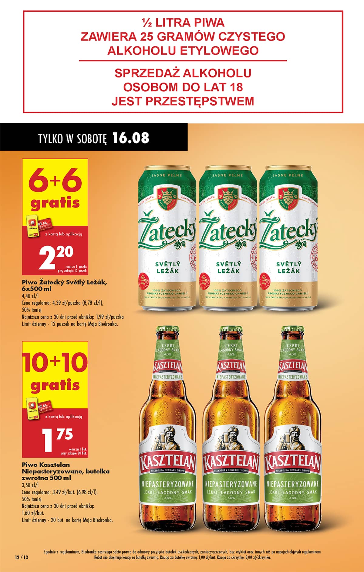 Biedronka - Biedronki niskie ceny P oferta od 14.08 18 puslapis