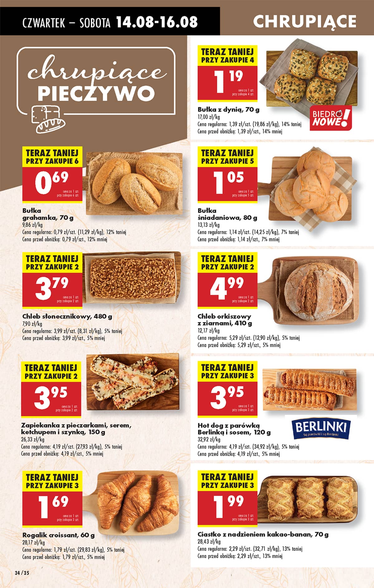 Biedronka - Biedronki niskie ceny P oferta od 14.08 44 puslapis