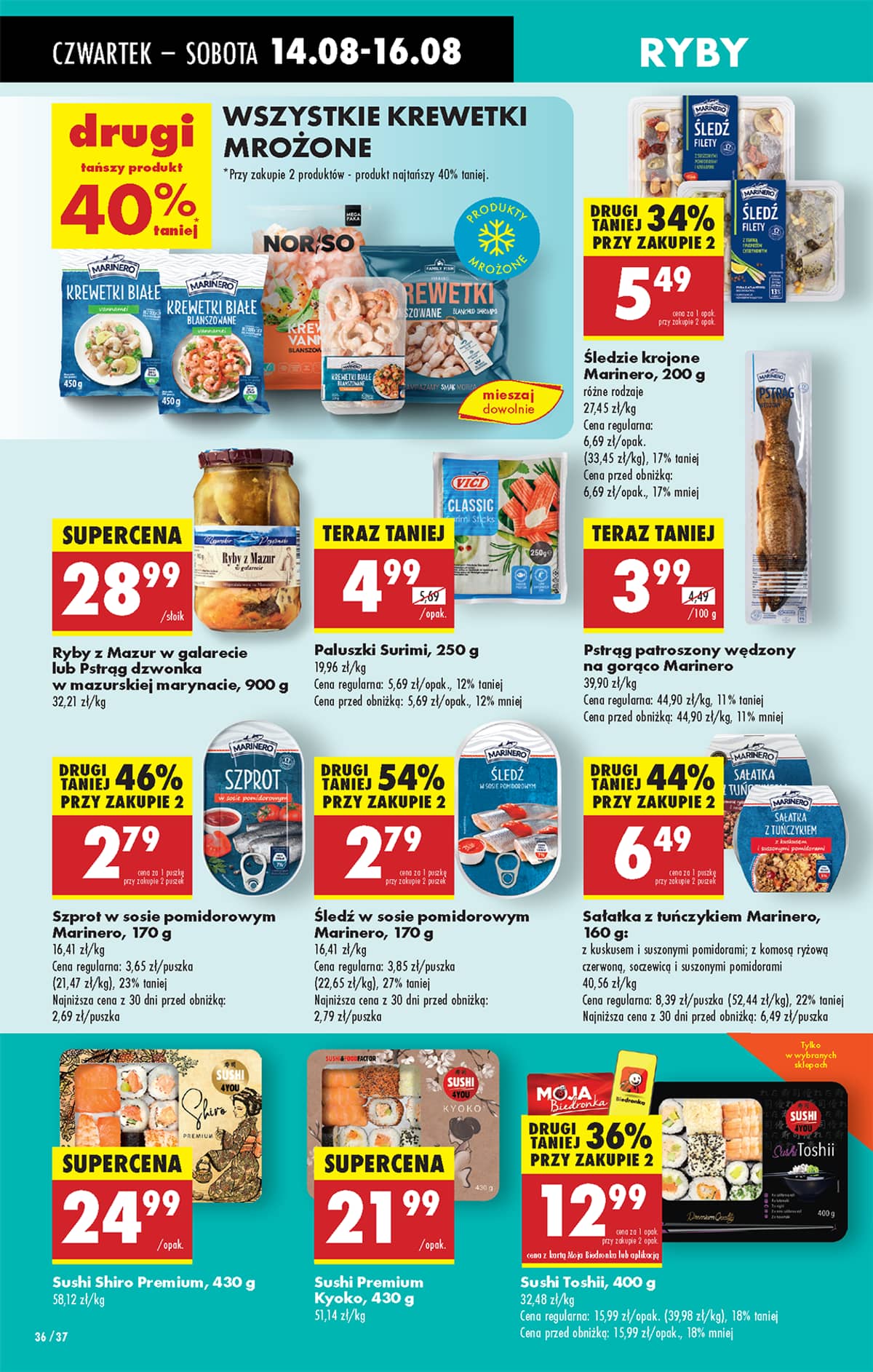 Biedronka - Biedronki niskie ceny P oferta od 14.08 48 puslapis
