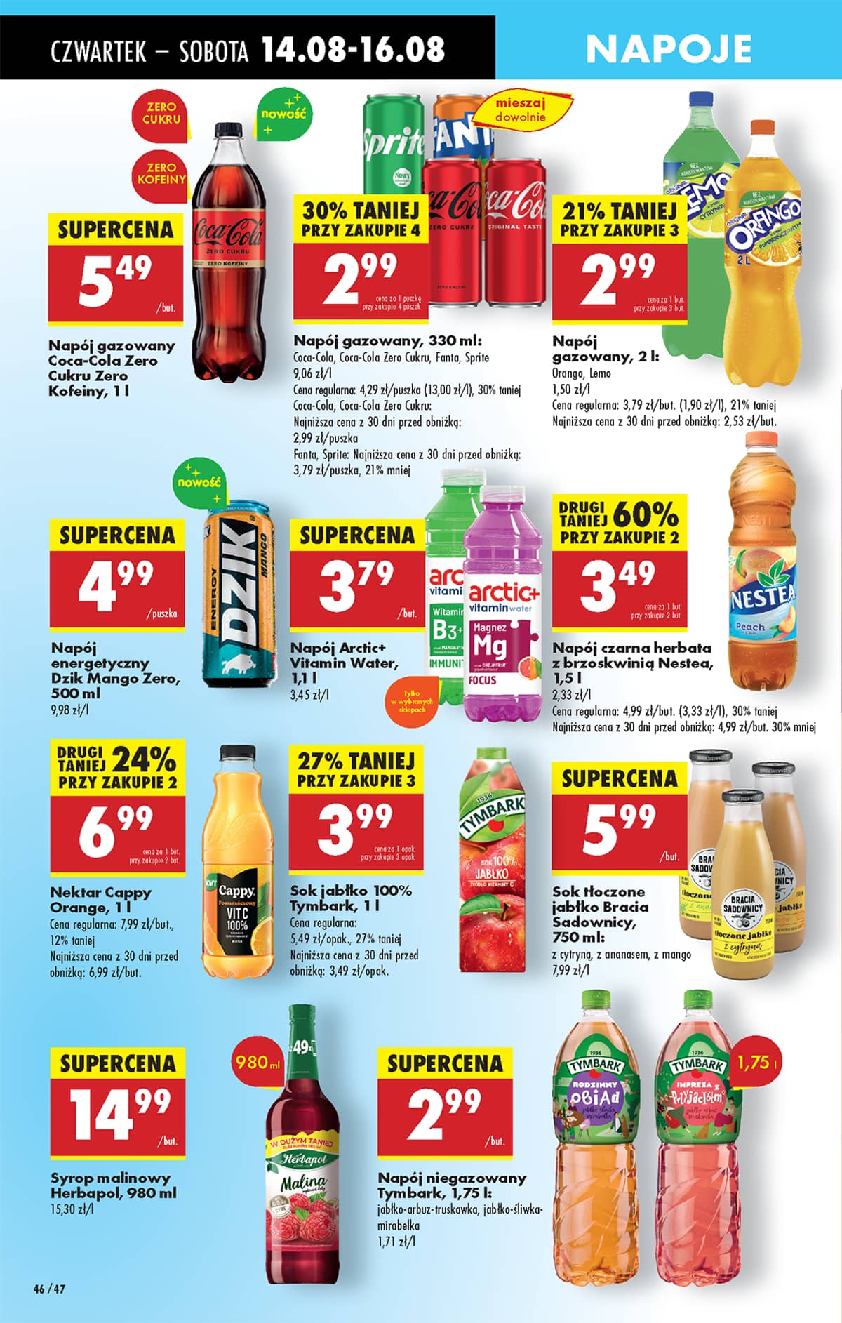 Biedronka - Biedronki niskie ceny P oferta od 14.08 60 puslapis
