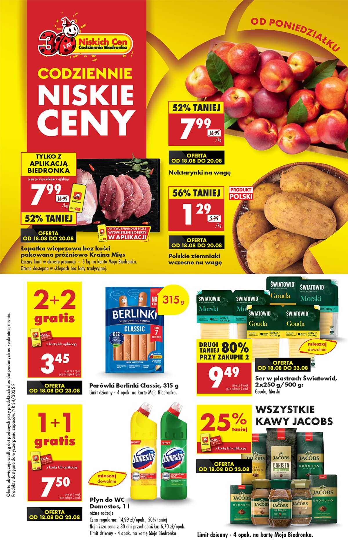 Biedronka - Biedronki niskie ceny P oferta od 18.08 1 puslapis