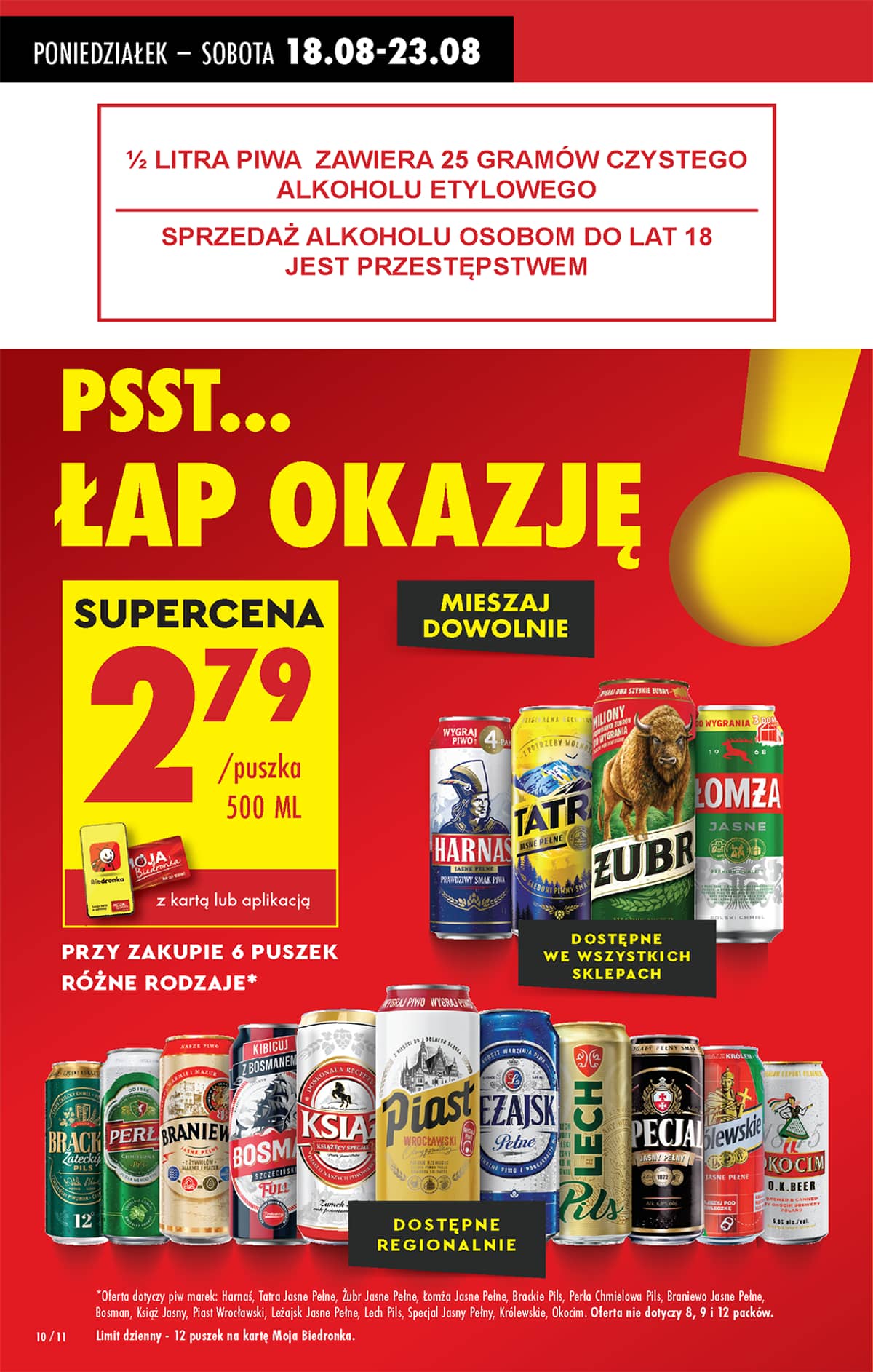 Biedronka - Biedronki niskie ceny P oferta od 18.08 10 puslapis