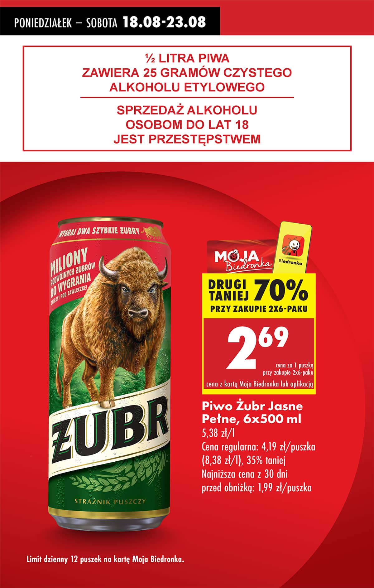 Biedronka - Biedronki niskie ceny P oferta od 18.08 13 puslapis